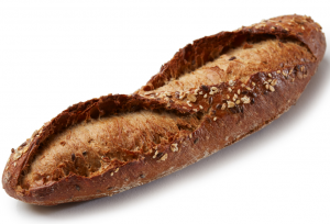 Rustic cereals seeded demi baguette 140g 